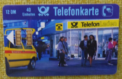 Telephone Card P 07 from 02.90 Telephone Shop - Empty (17C-21)