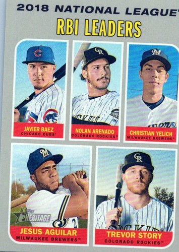 2019 Topps Heritage Baseball You Pick/Choose Cards #1-250 *RC* BUY 2 GET 1!!!! - Picture 64 of 250