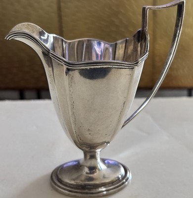 M1314 Antique 1910s 純銀 Gorham ハート型 トレイ Vintage Gorham Sterling Silver Plymouth Large Creamer A2414 Harris