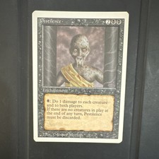 Magic: The Gathering Pestilence Revised Black Common Wizards Jesper Myrfors