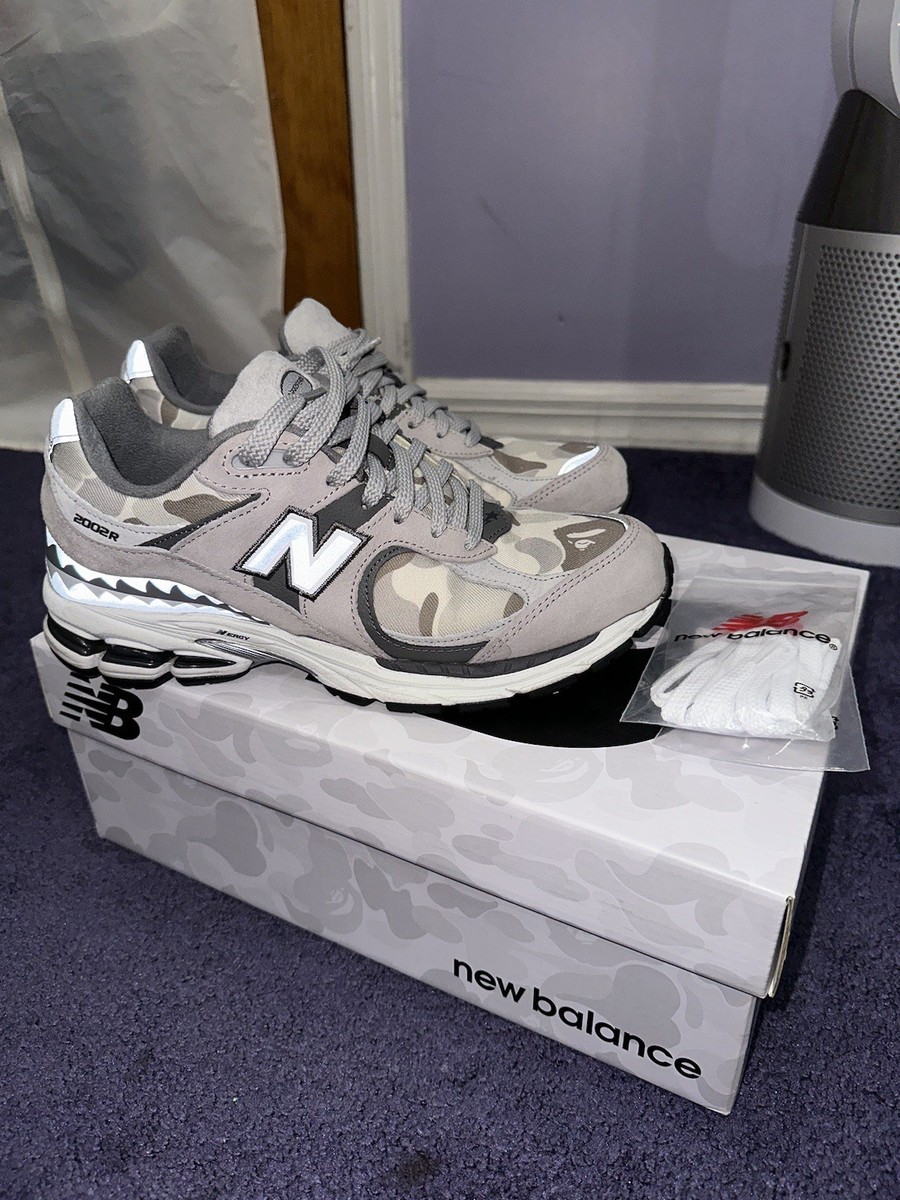 New Balance x BAPE 2002R 'Apes Together Strong Grey Camo' Size 9