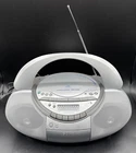 SONY CFD-S350 AM/FM Cassette CD Boombox Radio 17" Portable Tested Works