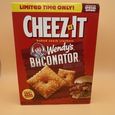 Cheez-it Wendyβs Baconator Crackers 12.4oz Limited Edition New Sealed