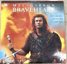 BRAVEHEART THX Laser Disc Gate Fold Widescreen Edition Mel Gibson
