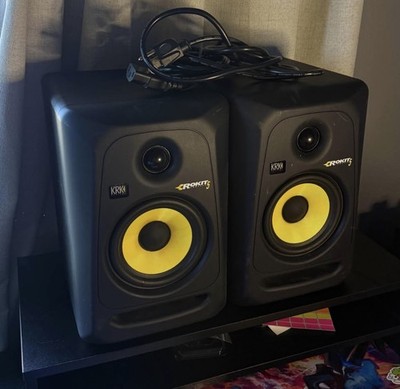 KRK Systems Rokit 5 Powered Studio Speakers Pair (RP5G3-NA) (Comes with Cables)