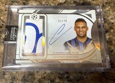 Topps UCC Dynasty 24-25 Lautaro Martinez 3 Color Patch Auto #5/10 MATCH WORN