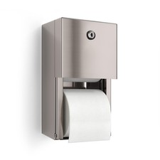 Commercial Toilet Paper Dispenser, 2 Roll Stainless Steel Toilet Paper Holder...