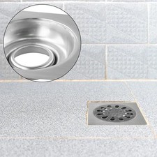 Sleek Square Shower Floor Drain with Removable Cover Stainless Steel Durability