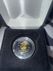 1942 Mercury Dime, Black Ruthenium & Gold, Mint In Case Box. Rare