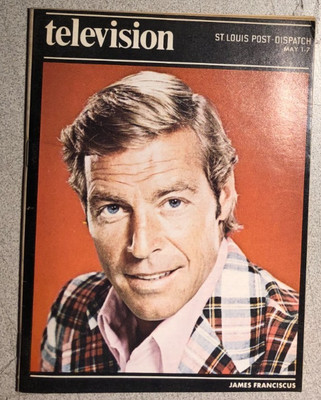 TV MAGAZINE St Louis (MO) Post-Dispatch May 1 1977 James Franciscus cover