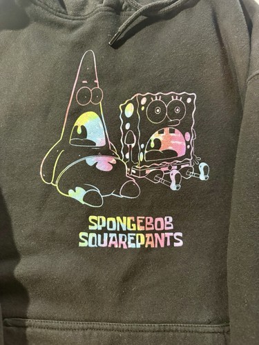 Nickelodeon/Viacom Patrick Spongebob Scared Hoodie Adult Unisex L - Picture 2 of 8