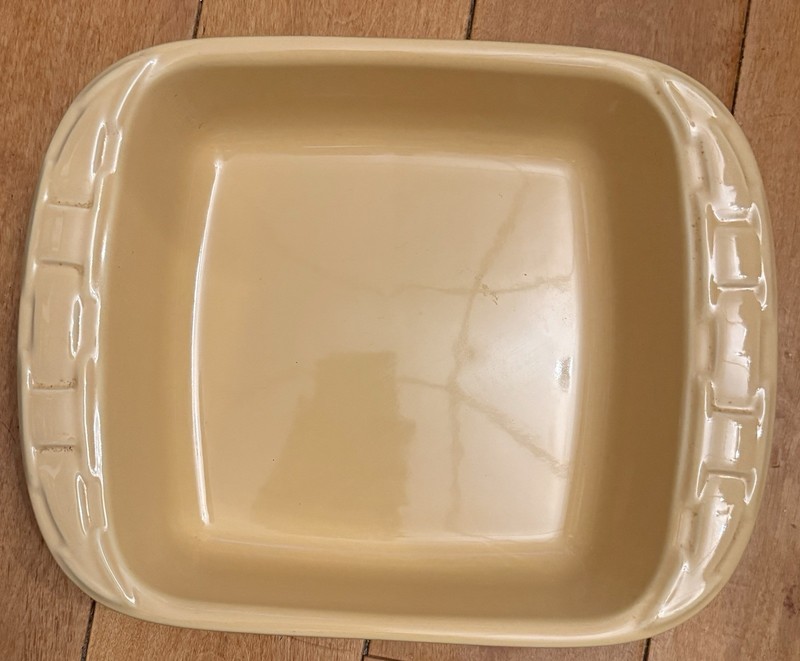 Longaberger 8” X 8” Butternut Baking Dish Pre-Owned