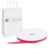 Grosgrain Ribbon 3/8" Wide 50 Yd Yard Roll - Dark Pink - Solid Reels Party kl