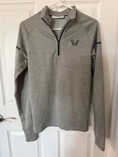Peak Velocity Insulated Quarter Zip Grey EUC Men’s Small