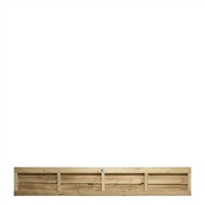 6ft x 1ft Premier Lap Garden Fence Panel Treated Capped Timber Fencing Screening