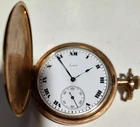 antique Elgin hunting case 25 year gold filled pocket watch