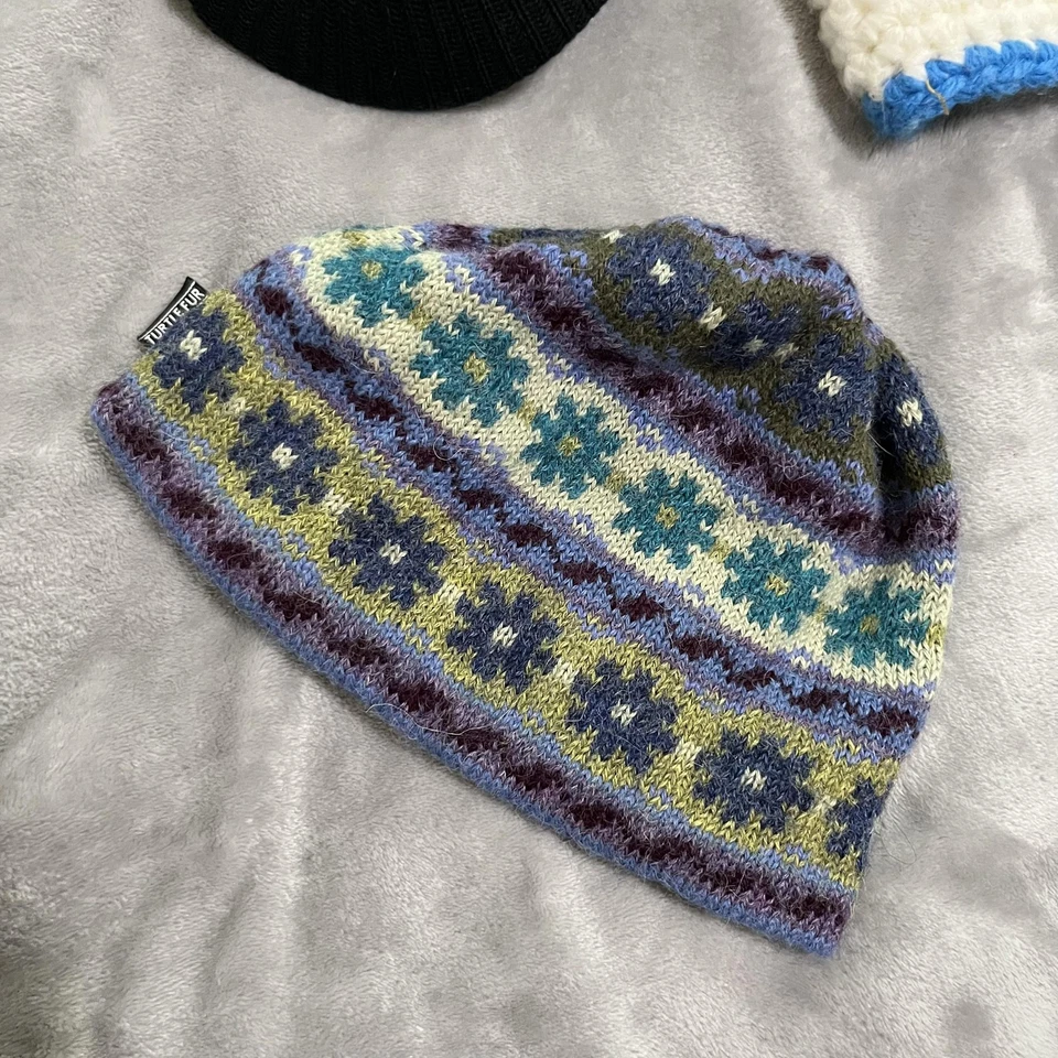 Roxy Sombrero Gorro Oreja Solapa Mujer Talla Única Forrado Acrílico Invierno Esquí Tejido Lote Foto 2 de 4