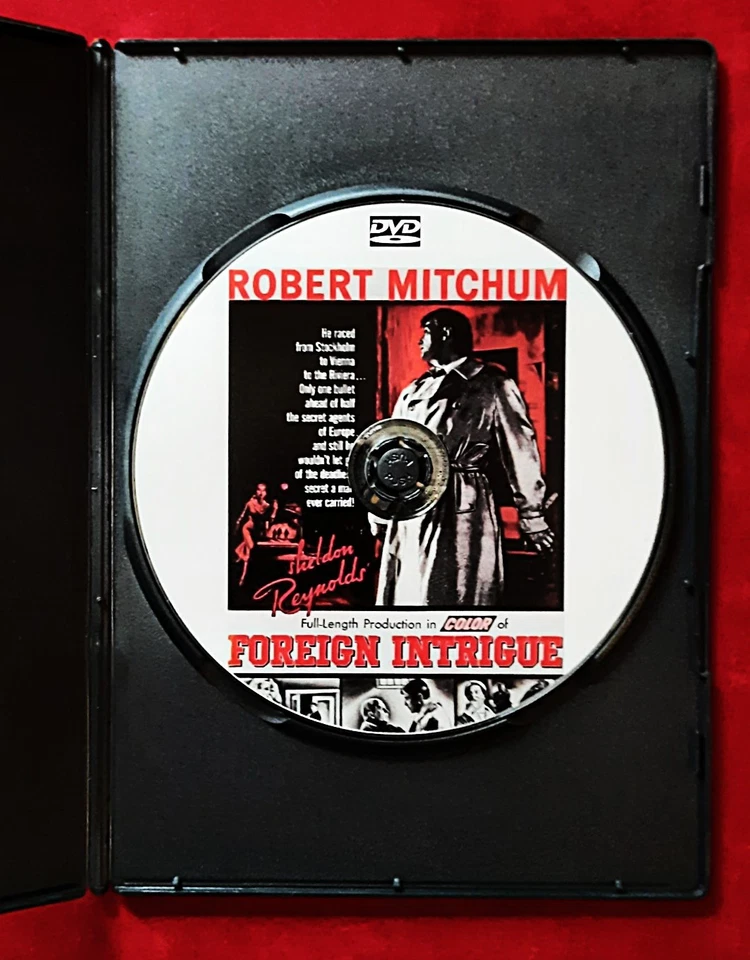 FOREIGN INTRIGUE 1956 DVD Robert Mitchum FILM NOIR As New - All Region - image 2 of 2