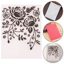 Inspire Artistic Career with Plastic Embossed Folder Template DIY Craft