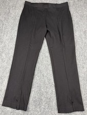 CeCe Black Pull-On Stretch Ponte Pants Women’s XL Slim Leg Ankle