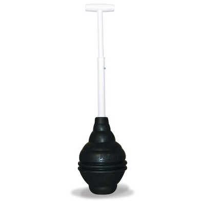 Heavy Duty Toilet Plunger Seals All Bowl Shapes Powerful Clog Remover