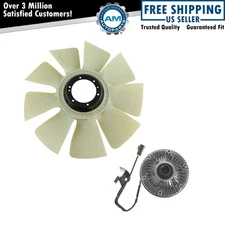 Radiator Fan Clutch & Fan Blade Kit Set for Dodge Ram Cummins Turbo Diesel New