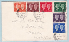 Great Britain 1940 Centenary Issue SG 479-484 on FDC Marsden