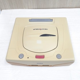 Sega Saturn Console Japan White Bundle with 2 Controllers 8 Games & Power Memory