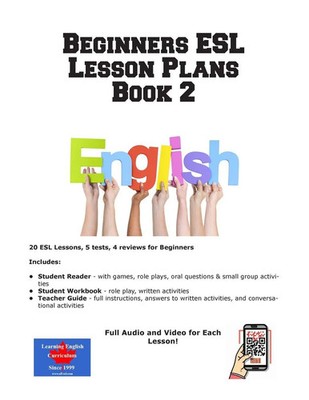 Beginners ESL Lesson Plans Book 2 Learning English Curriculum Taschenbuch 2023