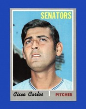 1970 Topps Set-Break #487 Cisco Carlos NR-MINT *GMCARDS*