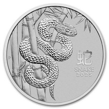 2025 Australia 1 oz Platinum Lunar Snake BU (Series III) 2455.84 per troy oz