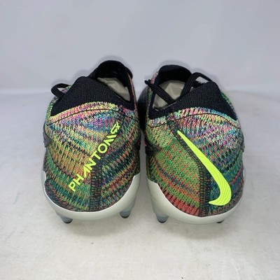 Nike Phantom GX Elite Fusion SG Rainbow Soccer Cleats, Size 7.5