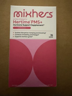 MIXHERS Hertime PMS Hormone Support  Supplement  Lemonade 15 Pack