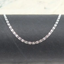 VFK Italian 925 Sterling Silver Valentino Mariner Chain Necklace – Unisex