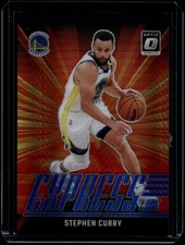 2024-25 Panini Donruss Optic Stephen Curry #13 Express Lane Hyper Blue /175