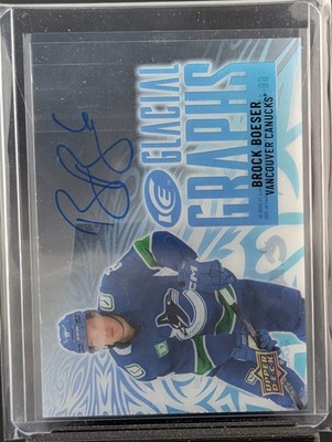 2024-25 Upper Deck Ice Brock Boeser Glacial Graphs Canucks #GG-13