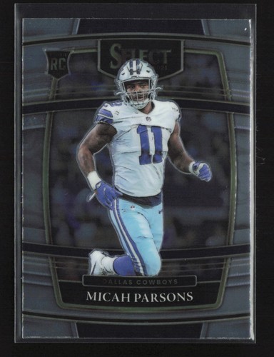 2021 Panini Select Micah Parsons RC #85 Dallas Cowboys