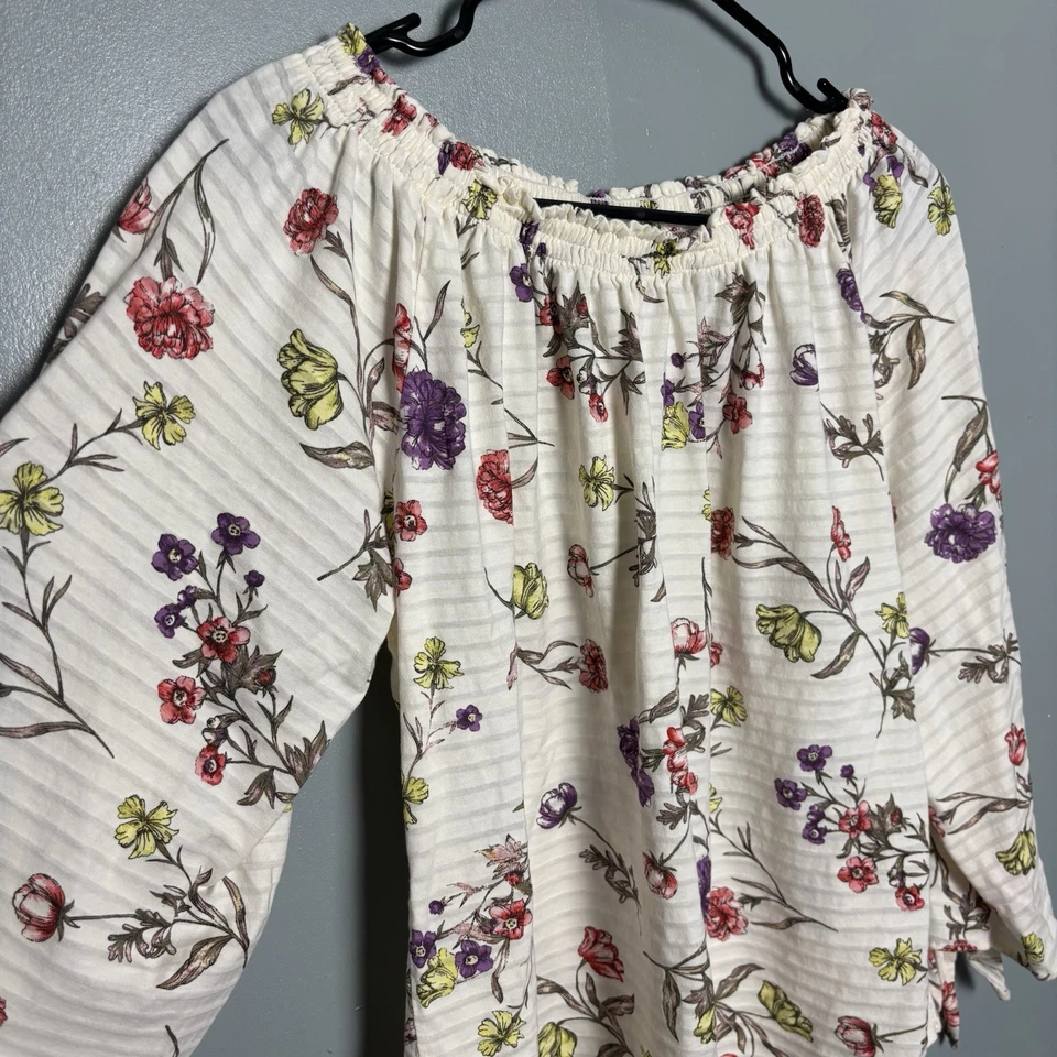 Lauren Ralph Lauren Women’s Floral Boho Print Top Blouse Shirt Large - Image 2 of 4