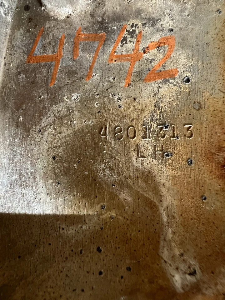 Oldsmobile 98 1963-64 reposabrazos izquierdo mando a distancia placa de cubierta 4801313 Foto 4 de 4