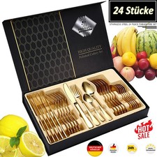 Besteckset bis 24 teilig für 6 Person Besteck Tafelbesteck Essbesteck Edelstahl
