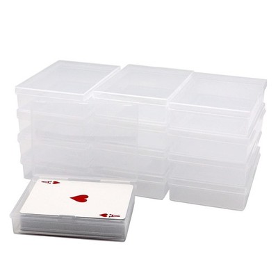 6 Pack Playing Card Deck Boxes Fits Baseball Trading Cards, Gaming Cards, Emp...