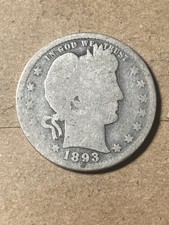 1893 Barber Quarter - As Shown! (#1876)