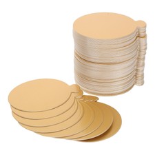 200 Pezzi Cartone Rotondo Dorato: Mini Piatti da Torta Rotondi, Base per Torta Mousse,