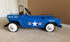 hamilton jeep pedal car 1950s