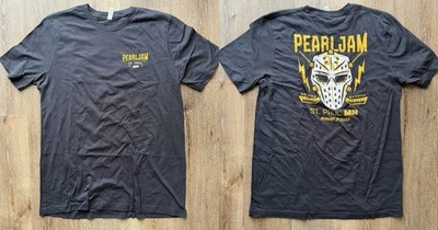 Pearl Jam St Paul 2023 OFFICIAL Concert T-Shirt Hockey New RARE XL