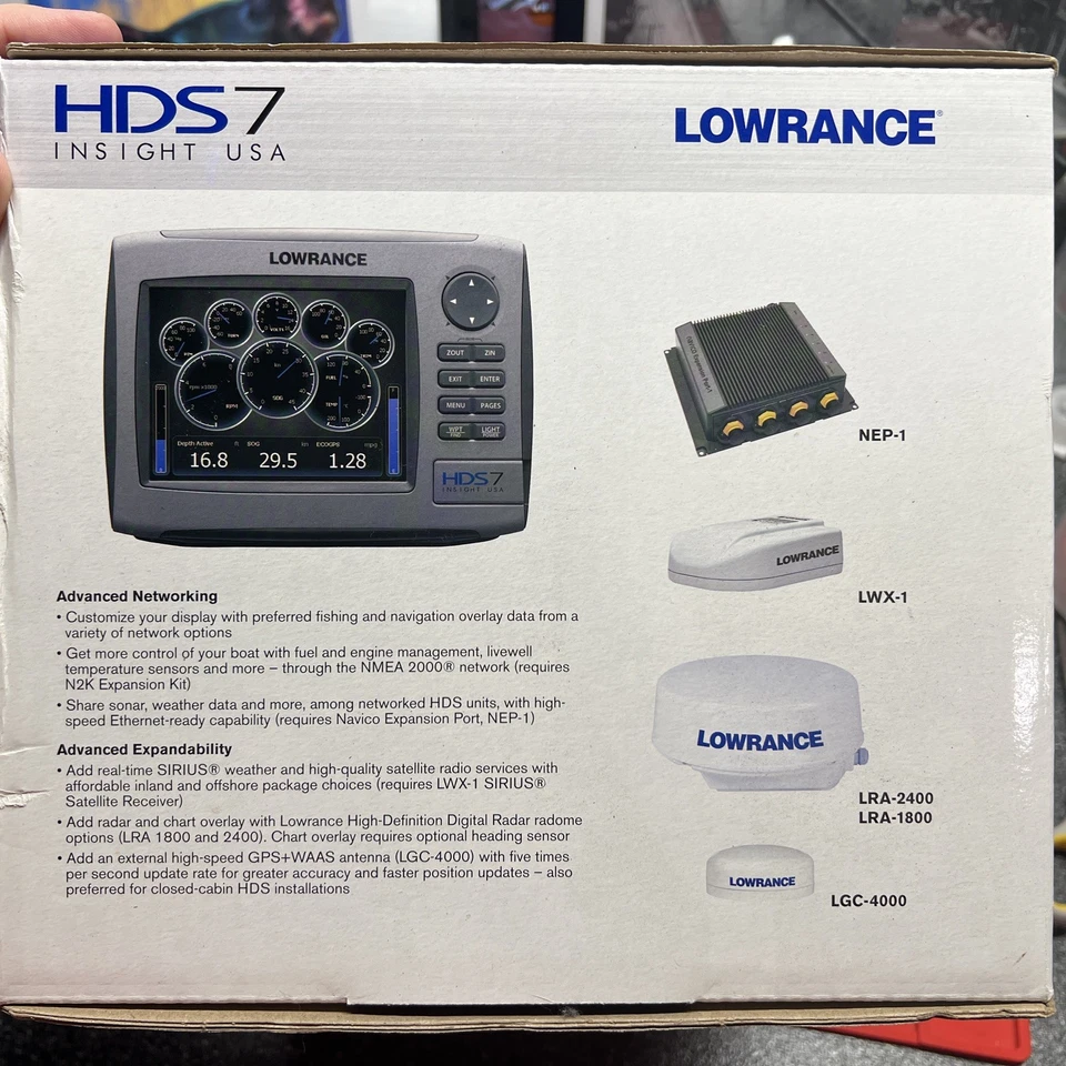 Lowrance HDS Fishing Bundle HDS-7 + StructureScan Package - NEW UNOPENED - Image 4 of 4
