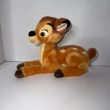 Disney Store Exclusive Walt Disney Bambi 13" Sitting Plush Stuffed Toy