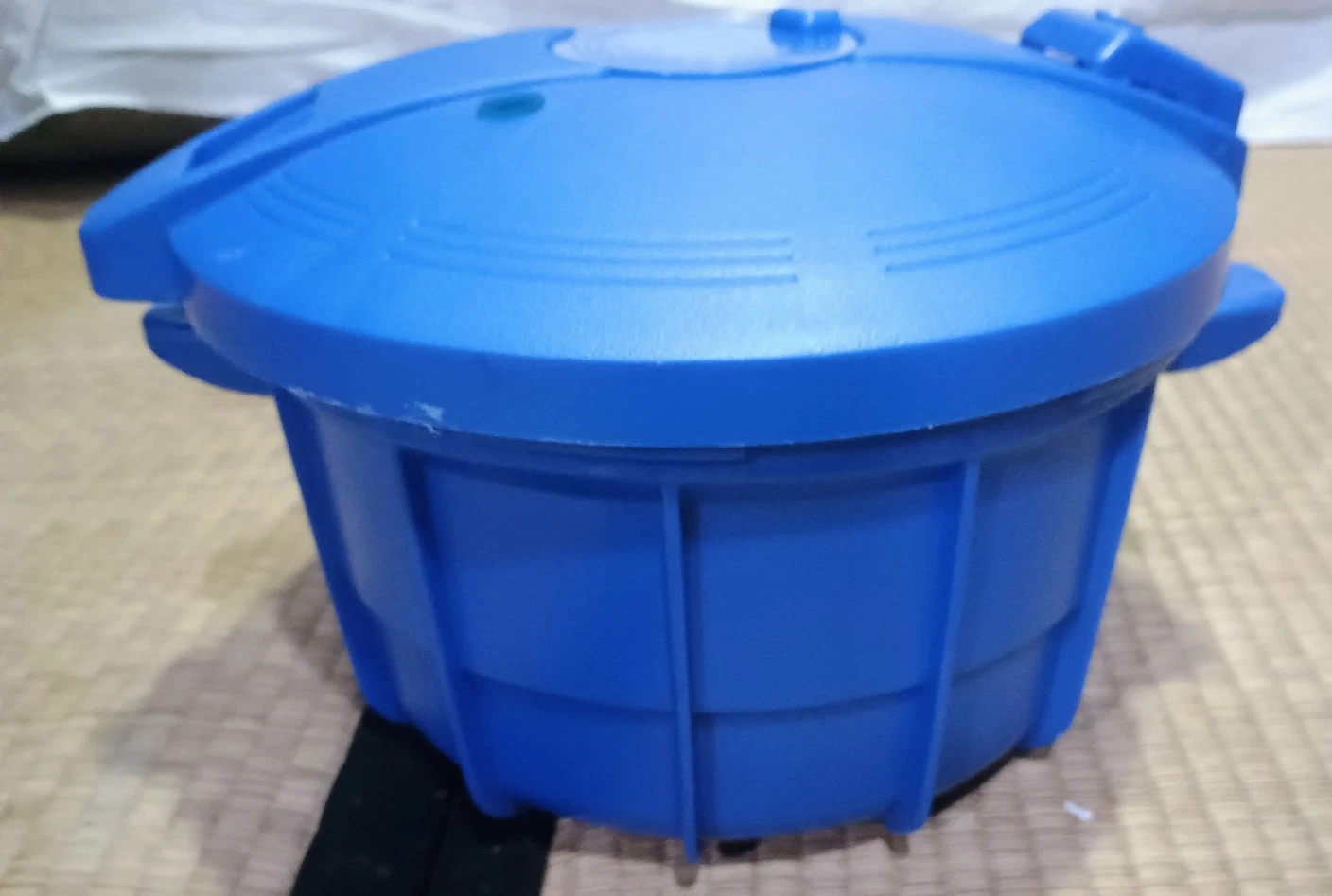 Cooks Essentials Prepology 4 qt Microwave Pressure Cooker Blue New