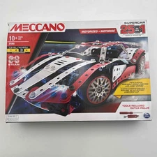 NEW Meccano 25-in-1 Motorized Supercar STEM Model Building Kit