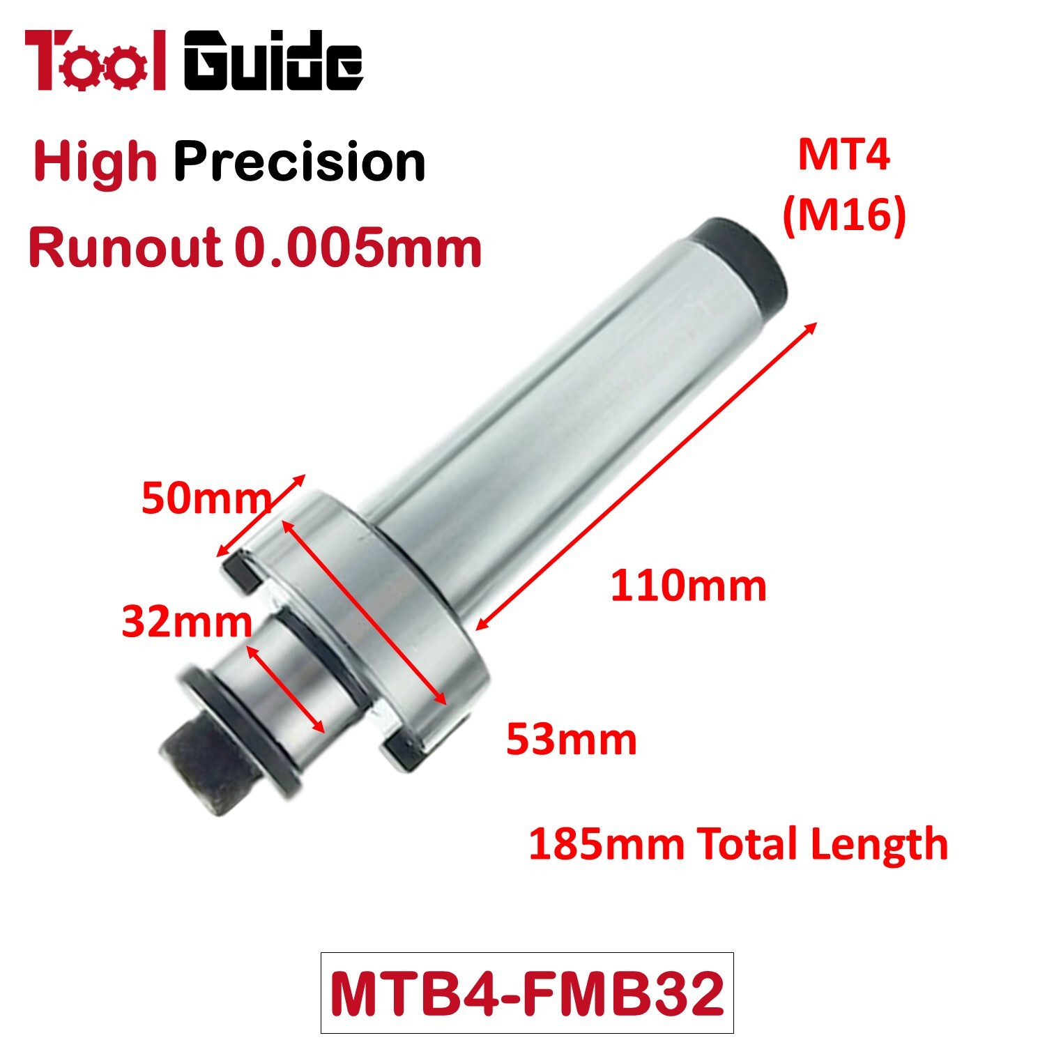 Morse Taper MT 2/3/4, FMB 22/27/32 Arbor Face Mill Holder Milling